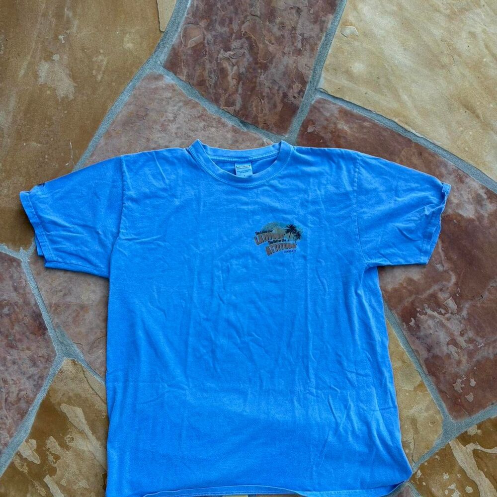 Crazy-shirts Men's Blue and Purple T-shirt